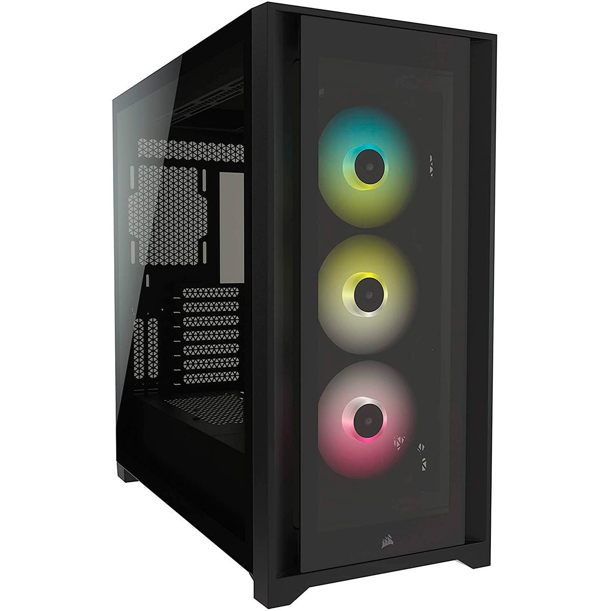 Gabinete Icue 5000x Rgb Tg Black Corsair HYPERGAMING