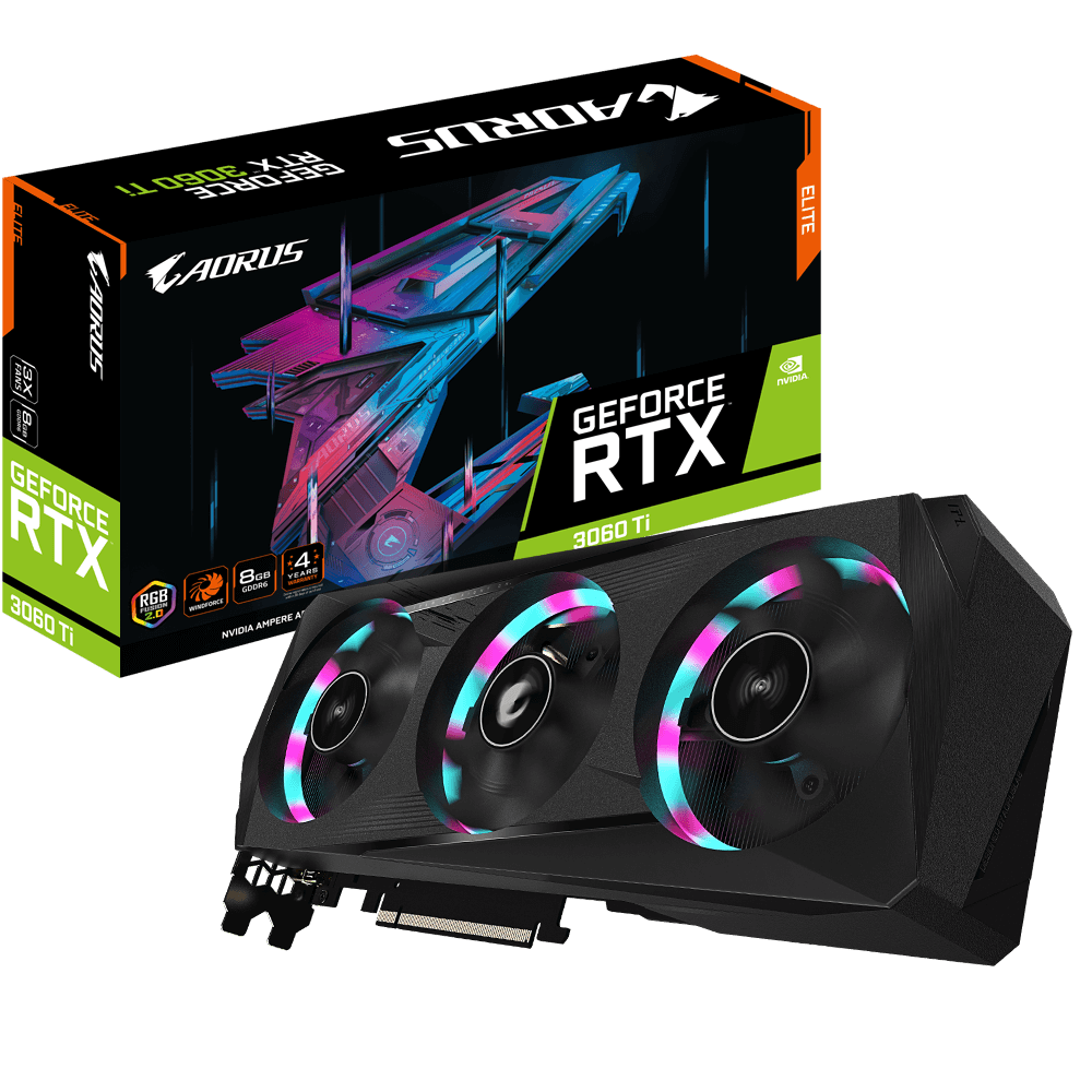 Placa De Video Gigabyte Nvidia Geforce Rtx Ti Aorus Elite G Lhr