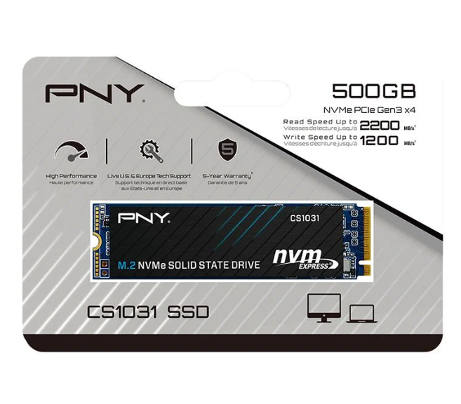 DISCO SSD PNY 500GB CS1031 GEN3