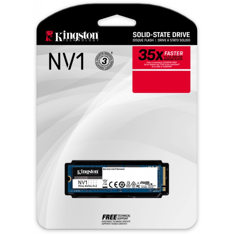 Coche canal mayoria Disco Ssd Kingston M2 Nvme 500gb Nv1 | GAMERS POINT
