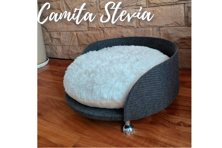 CAMA STEVIA GRIS METALICO 50CM