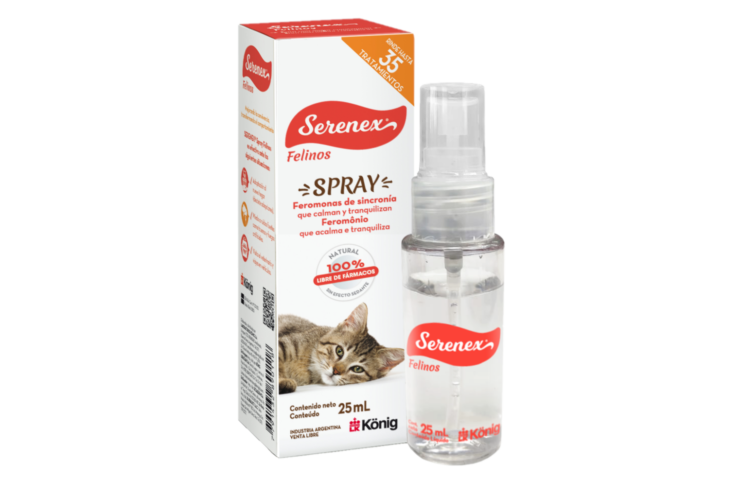 SERENEX SPRAY GATO X 25ML (KONIG)