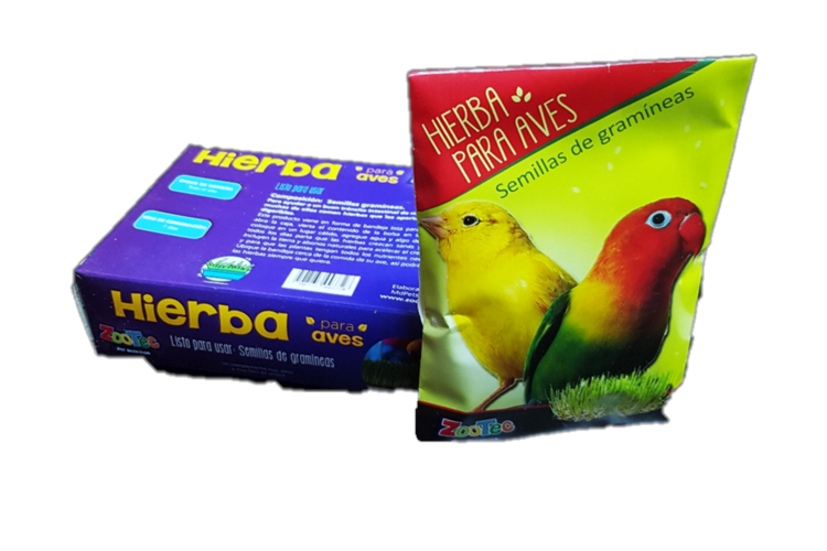ZOOTEC HIERBA PARA AVES 80GR BANDEJA ART.3572 (L.SUR)