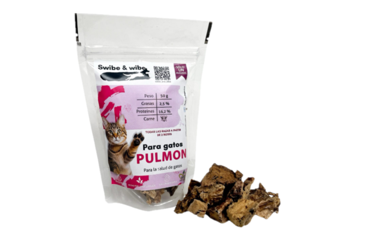 AMO SNACK PULMON PARA GATO 50GR