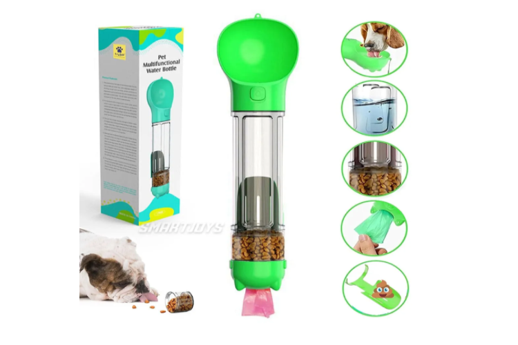 BEBEDERO PORTATIL MULTIFUNCIONAL 500ML