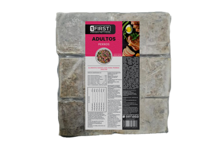 FIRST ALIMENTO NATURAL CONGELADO PERROS ADULTOS 3KG