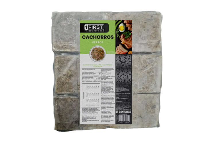 FIRST ALIMENTO NATURAL CONGELADO PERROS CACHORROS 1KG