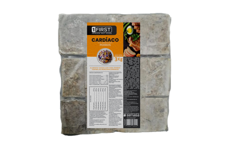 FIRST ALIMENTO NATURAL CONGELADO PERROS CARDIACOS 3KG