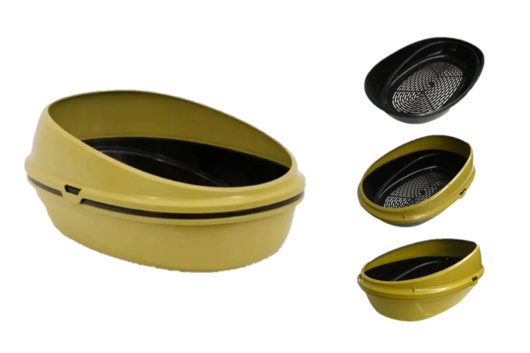 BANDEJA SANITARIA CON TAMIZADOR PIN UP LUXO DECO