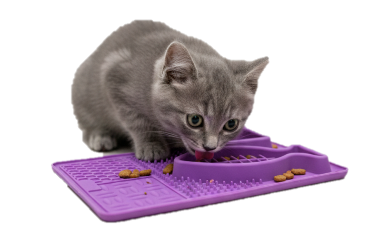 COMEDERO DE SILICONA PARA GATOS 32X20 ART.2032 (L.SUR)