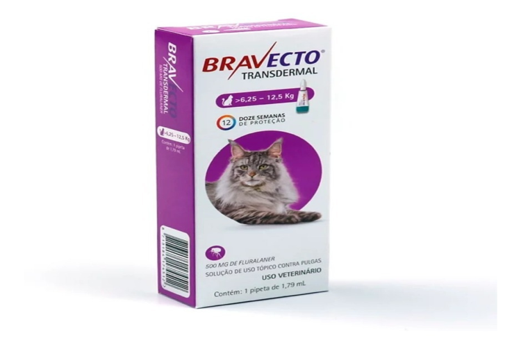 BRAVECTO GATO GRANDE 6.25 A 12.5KG (PIPETA)(MSD)