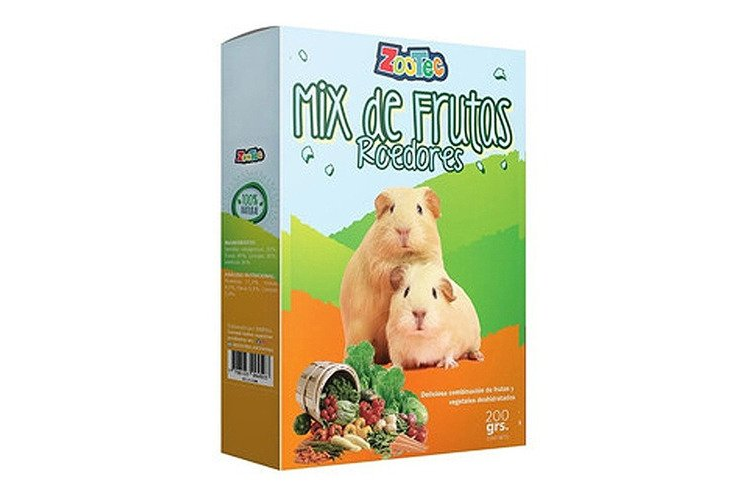 ZOOTEC MIX DE FRUTAS ROEDORES 150G