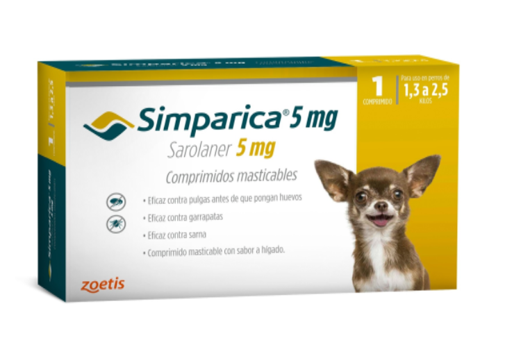 SIMPARICA 1,3 A 2,5 KG (ZOETIS)