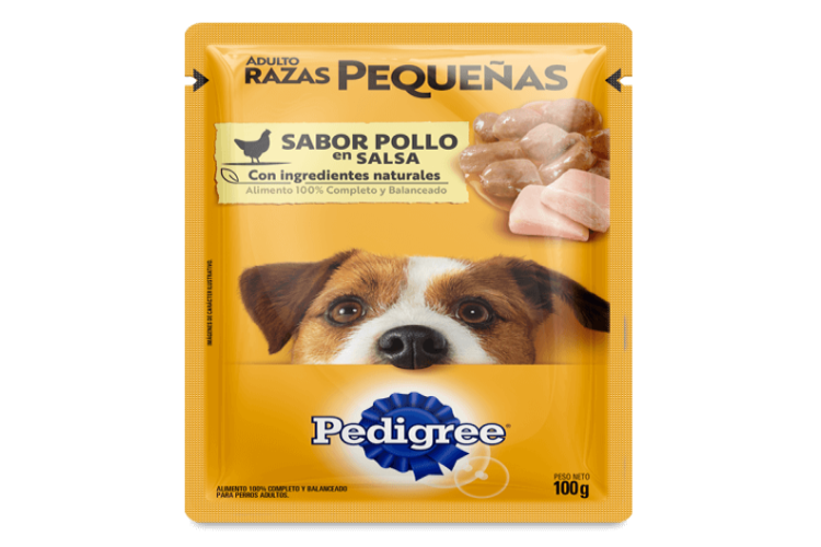 PEDIGREE SALSA CARNE RAZAS PEQUEÑAS 100GR (G.INS)