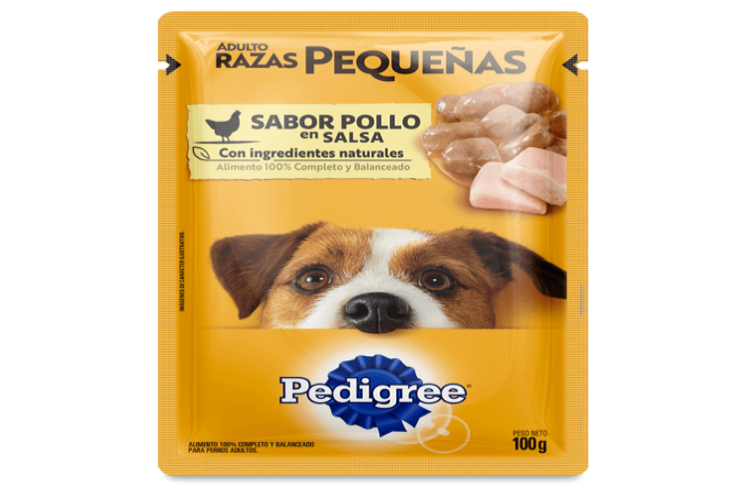 PEDIGREE SALSA POLLO RAZAS PEQUEÑAS 100GR (G.INS)
