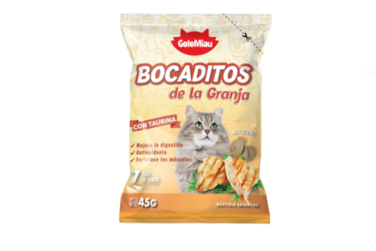 GOLOMIAU BOCADITOS GRANJA 45GR