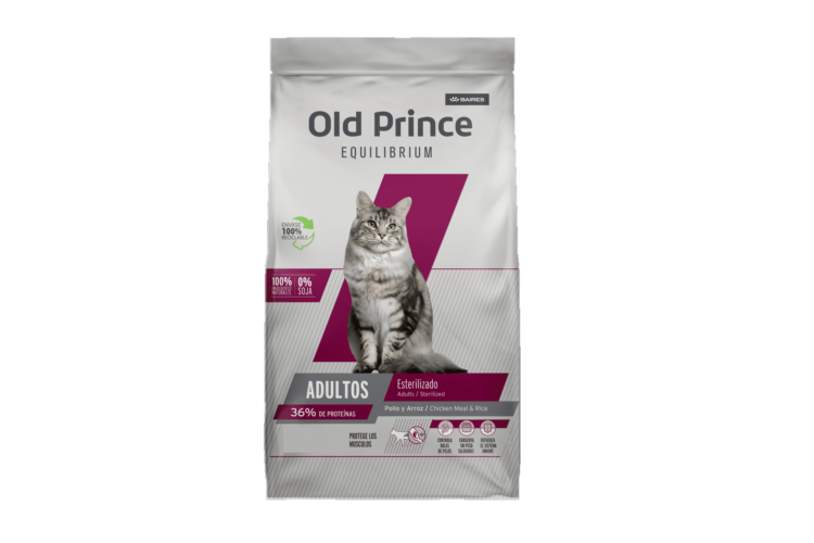 OLD PRINCE CAT EQUILIBRIUM ESTERILIZADO 3 KG