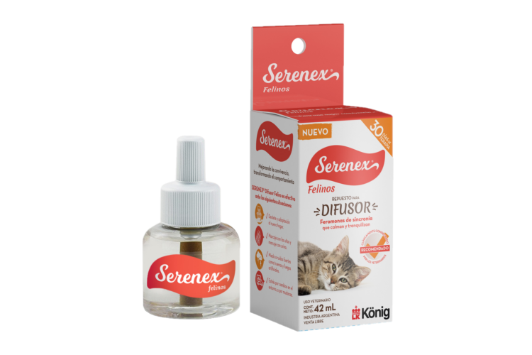 SERENEX REPUESTO DIFUSOR FELINO X42ML (KONIG)