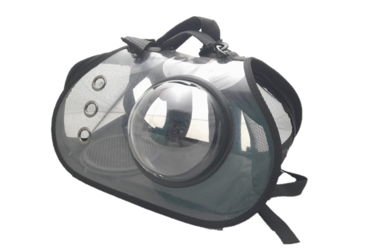 MOCHILA IMPORTADA TRANSPARENTE PARA CONEJO 42LX28AX23H (L.SUR)