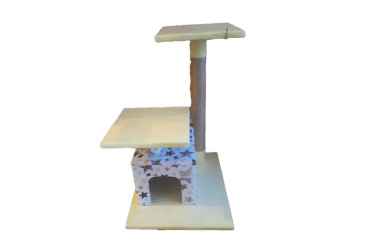 RASCADOR DOBLE CON CASITA