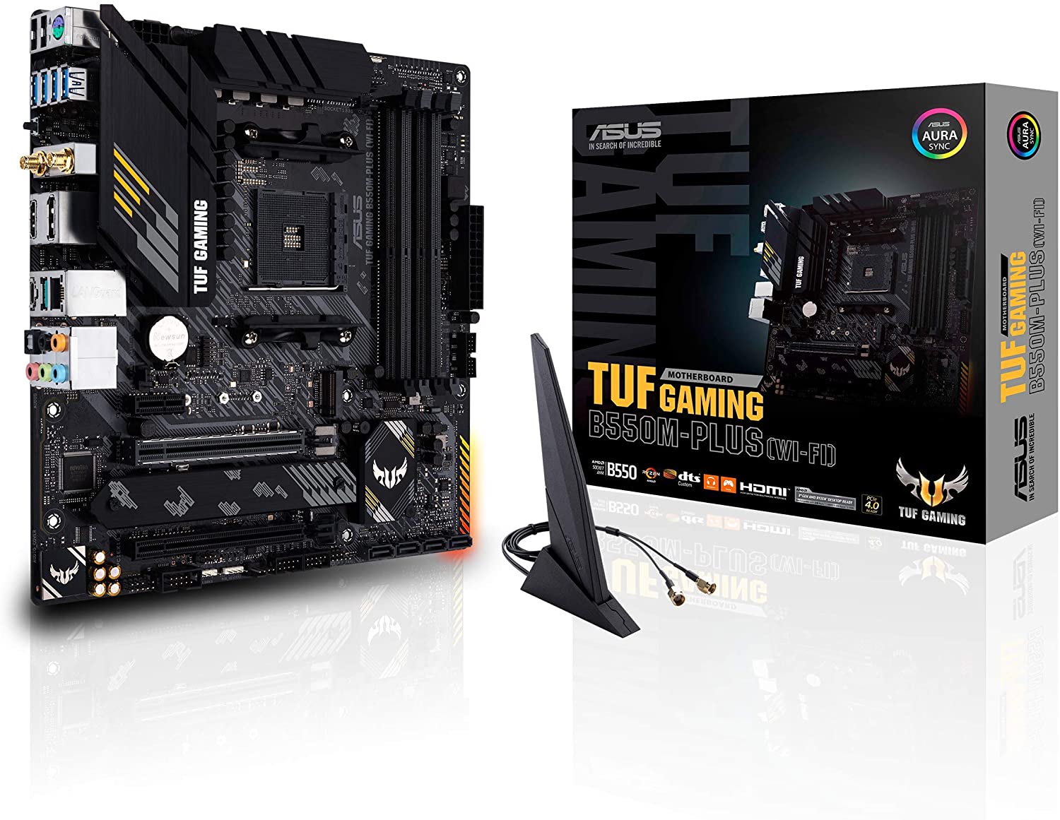 MOTHERBOARD ASUS TUF GAMING B550M-PLUS WIFI II SOCKET AM44DDR4HDMIDPPCIE-4.0WIFI6MICRO ATX - Msi