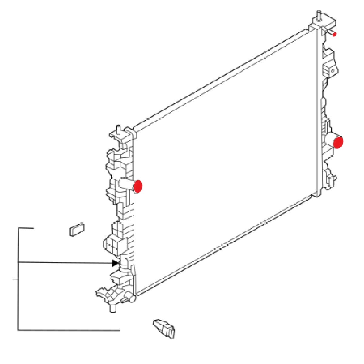 Radiador Ford Maverick 2022 En Adelante Original Radiadores RB