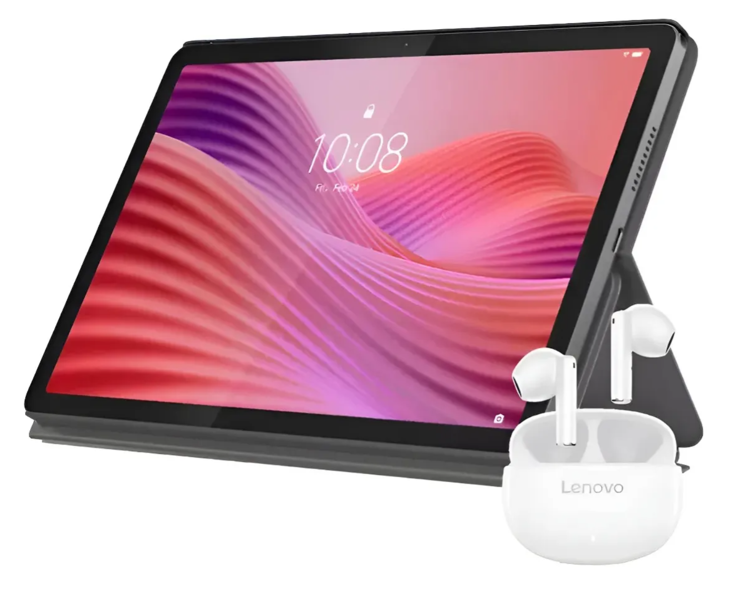 Tablet Lenovo Tab 311fu, 4gb + 128gb Emmc, Android 14, Color Luna Grey Con Auriculares