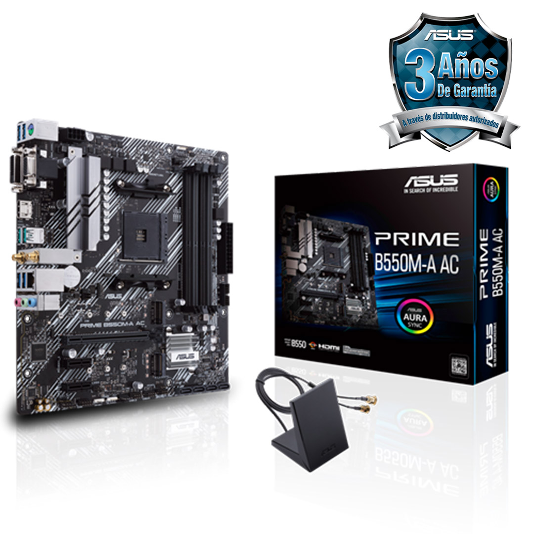 MOTHER ASUS PRIME B550M-A AC WI-FI AM4 DDR4