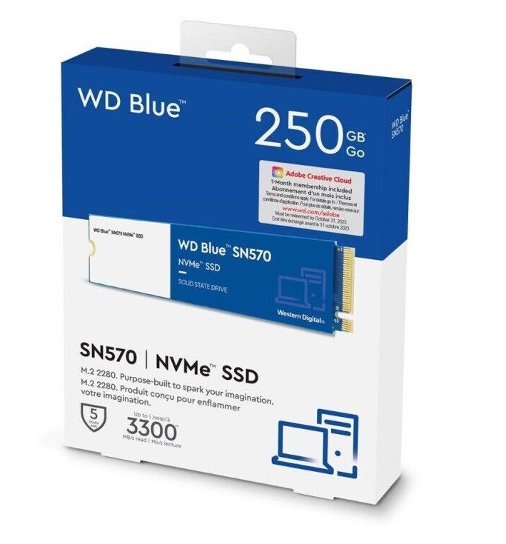 Disco Ssd Wd Blue 250gb M2 Nvme Sn570