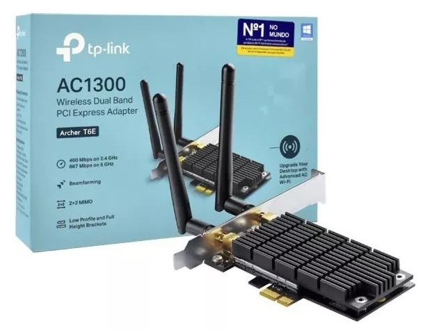 PLACA DE RED WIFI ARCHER T6E AC1300 PCI-E