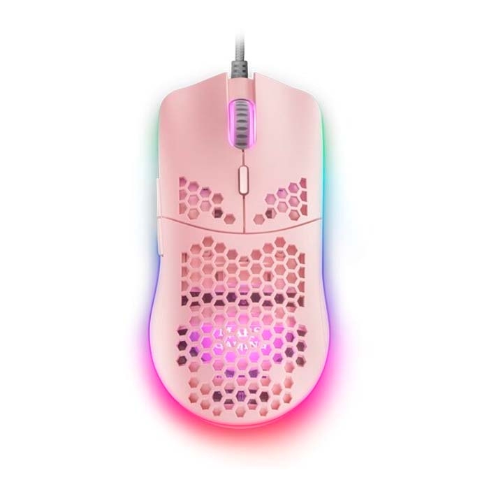 MOUSE MARSGAMING PINK ULTRALIGHT MMAX RGB