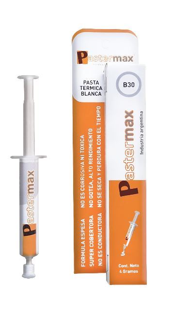 PASTA TÉRMICA PASTERMAX P/CPU B30 BLANCA