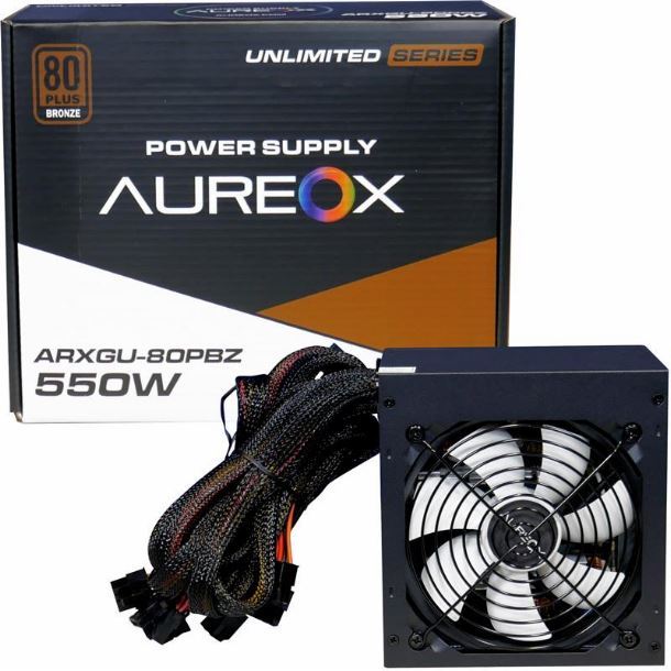 FUENTE AUREOX ARXGU 550W 80 PLUS BRONZE