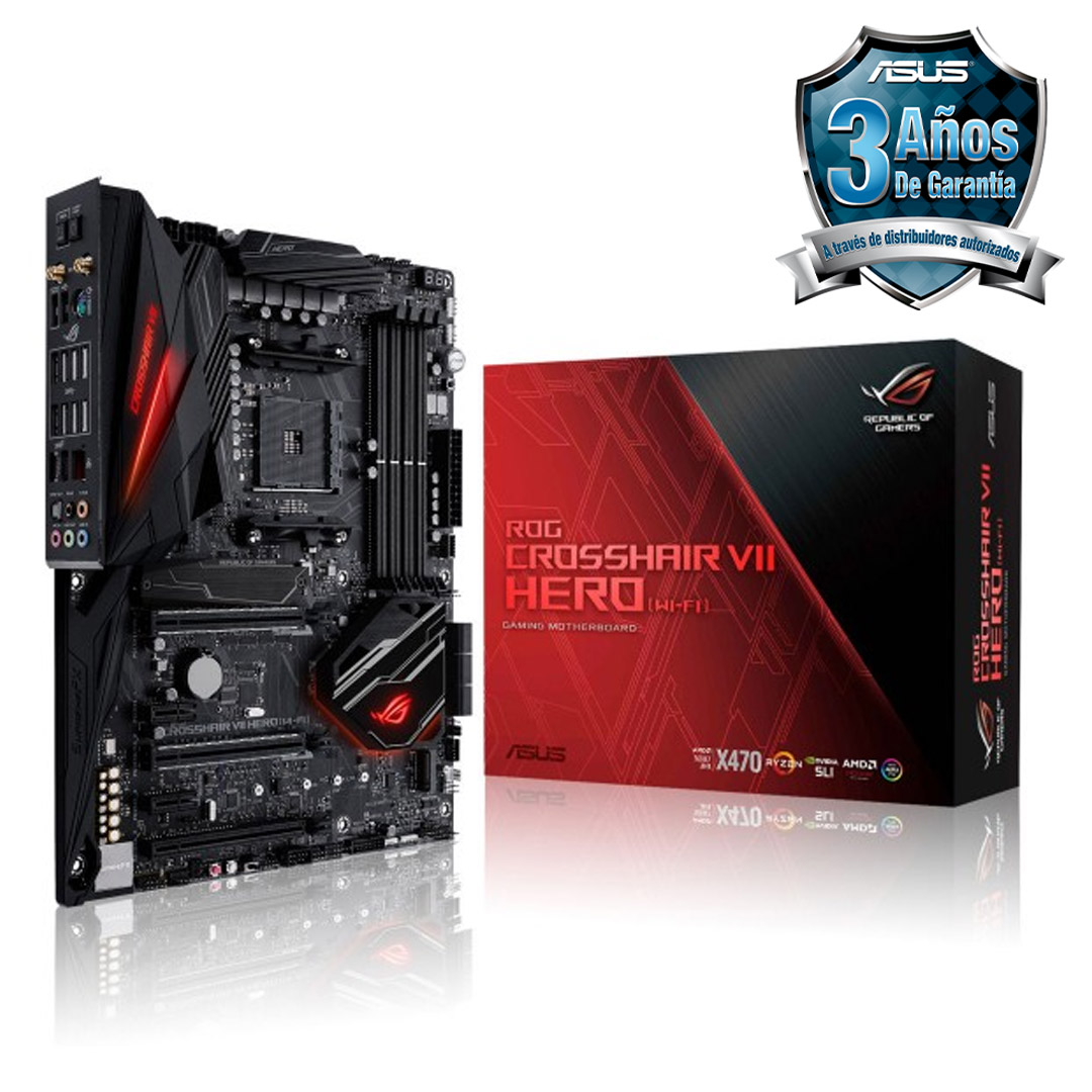 Mother Asus Rog Crosshair Vii Hero (wifi) X470 Ddr4 Am4