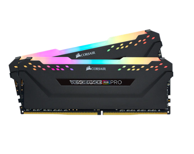 MEMORIA DDR4 CORSAIR 16GB (2X8GB) 3000 MHZ VENGEANCE RGB PRO BLACK