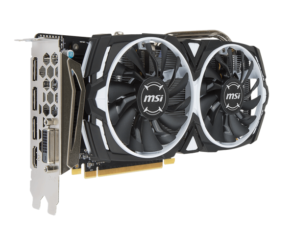 OUTLET- PLACA DE VIDEO RX 570 ARMOR 4G OC (SIN CAJA)
