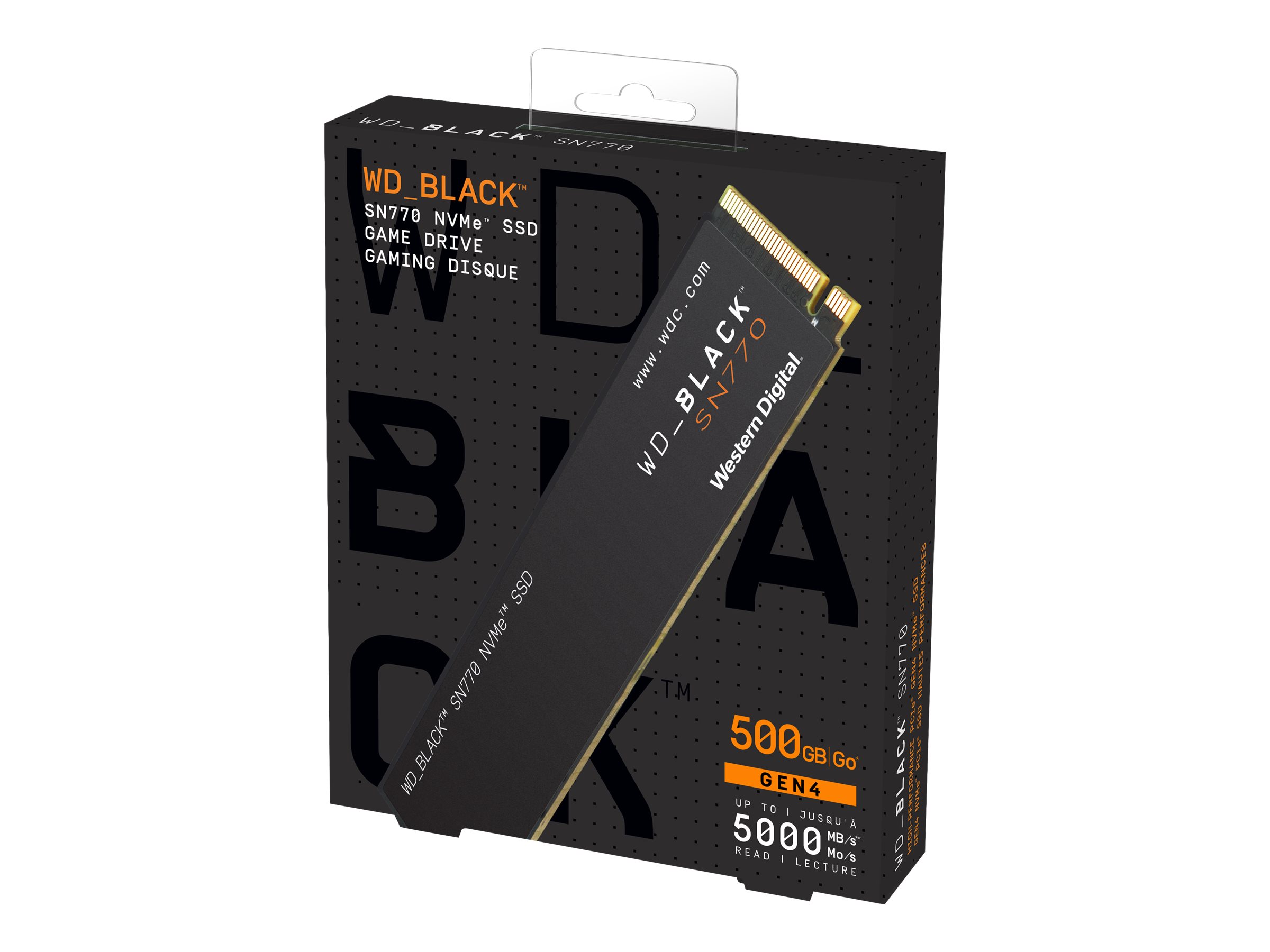 DISCO SOLIDO SSD 250GB WESTERN DIGITAL SN750 BLACK M.2 NVME PCIE X4 4.0