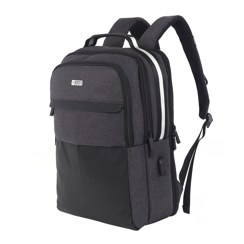 MOCHILA ZOM ZB-209BK USB