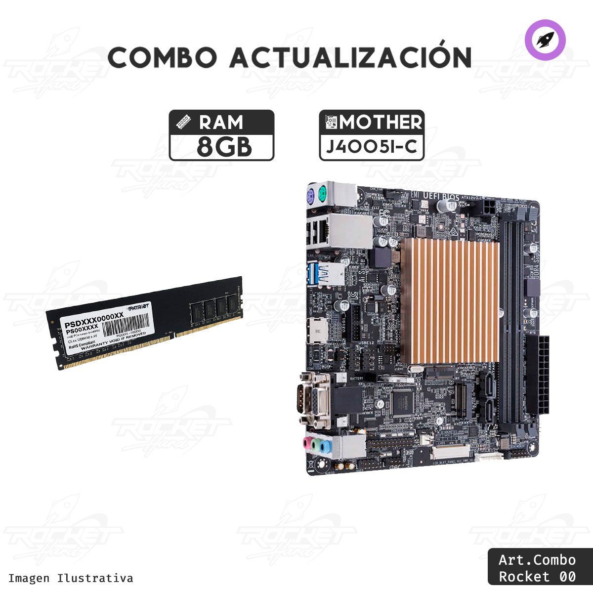 COMBO ROCKET J4005I-C - 8GB