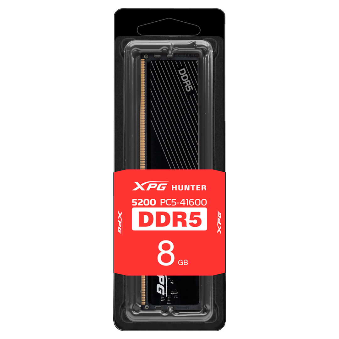 MEMORIA DDR5 ADATA XPG HUNTER 8GB 5200MHZ BLACK