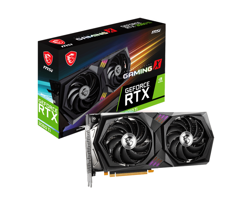 OUTLET PLACA DE VIDEO MSI GAMING X RTX 3060TI X2 8GB