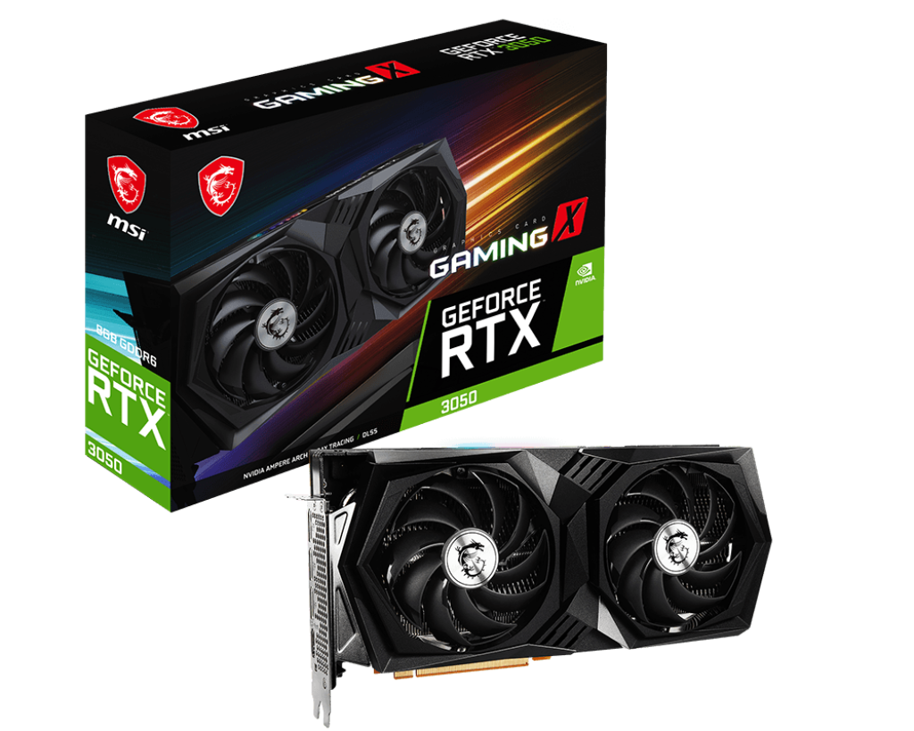 PLACA DE VIDEO MSI RTX 3050 6GB GAMING X