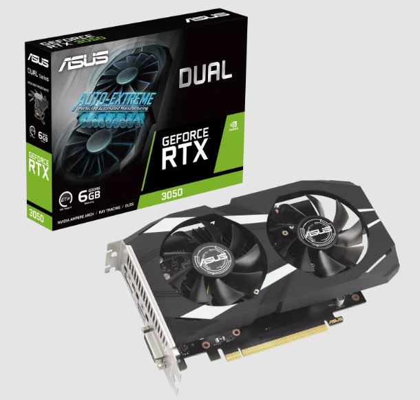 PLACA DE VIDEO ASUS RTX 3050 DUAL 6GB OC