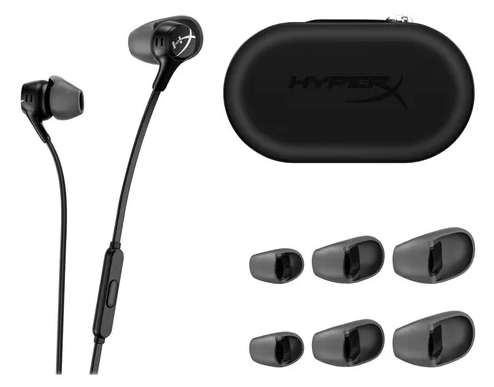 AURICULAR GAMER HYPERX CLOUD EARBUDS II BLACK