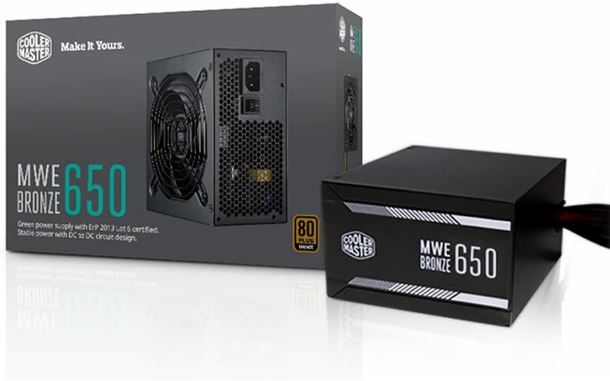 FUENTE COOLER MASTER 650W 80 PLUS BRONZE V2 MWE