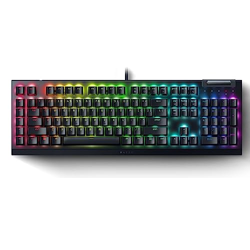 Teclado Razer Blackwidow V4 X Mechanical Switch Yellow English Layout