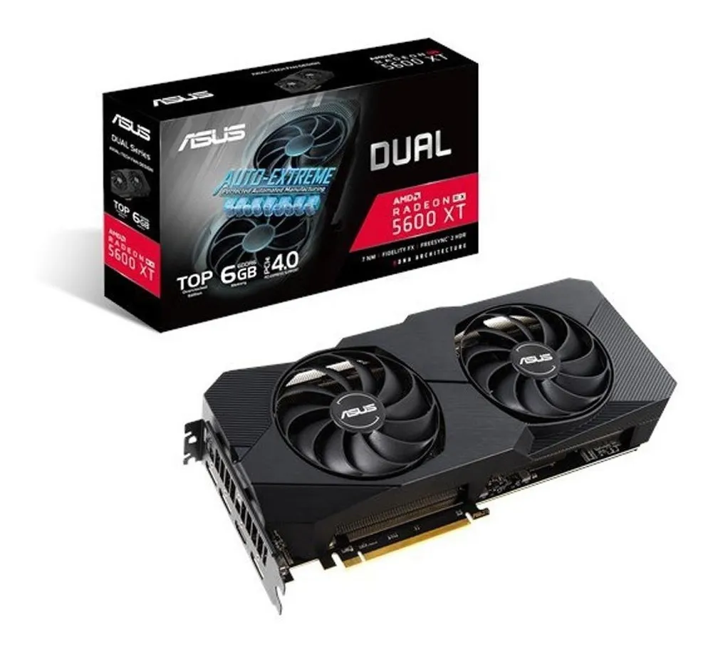 Outlet Placa De Video Asus Dual Rx 5600 Xt 6gb Evo