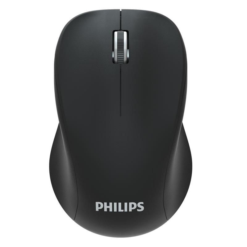 MOUSE PHILIPS M384 USB WIRELESS 1600DPI 3 KEYS BLACK