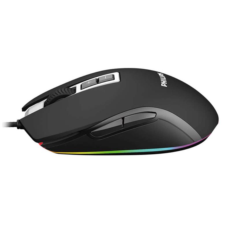 MOUSE PHILIPS G212 GAMING USB 500-2800 DPI 8KEYS RGB