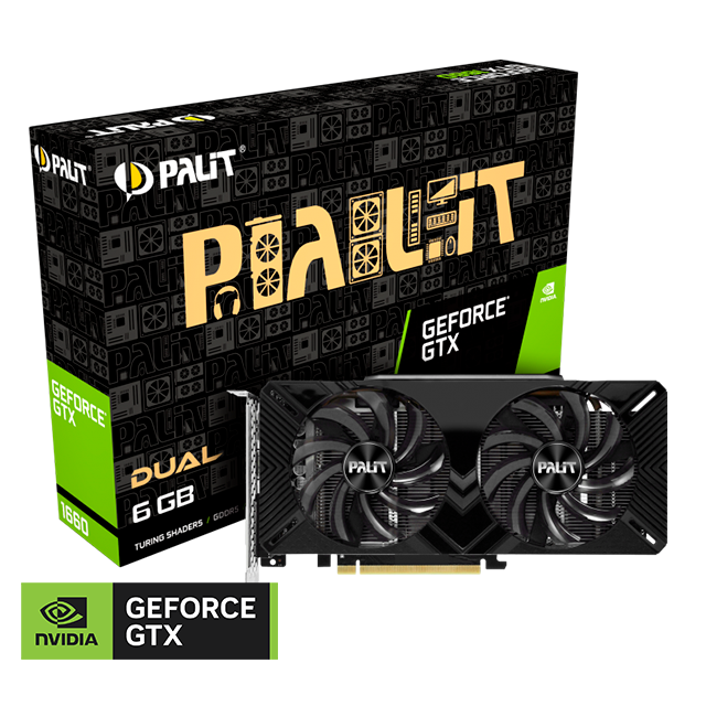 OUTLET PLACA DE VIDEO PALIT GEFORCE GTX 1660 6GB GDDR6